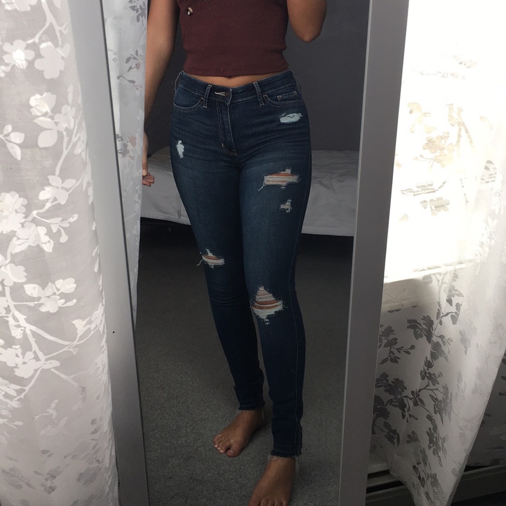Ripped Hollister Jeans
